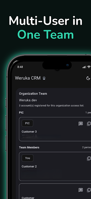 Weruka CRM Screenshot 2