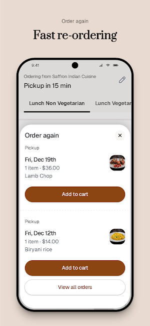 Saffron Indian Cuisine FL Screenshot 3