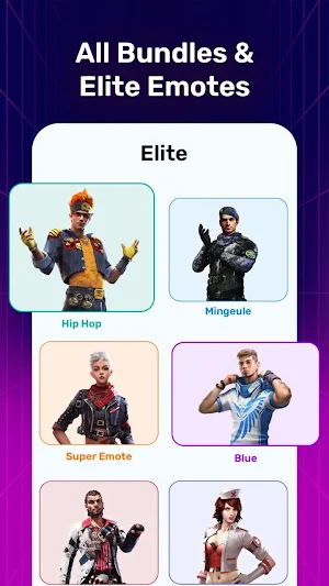 FixLag: FFF FF Skin Tool&Emote Screenshot 1