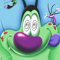 Oggy and Bob Fight Run