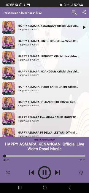 Happy Mp3 Pujaningsih Album Screenshot 2