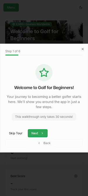 Golf Basics - Learn Golf Screenshot 2