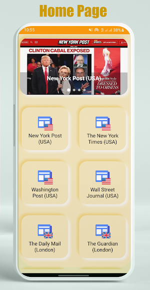 Time Of World Newspaper Screenshot 0
