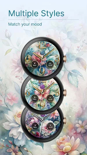 Spring Elegance Watch Face Screenshot 3