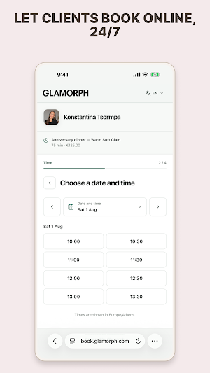 Glamorph: Client Management Screenshot 1