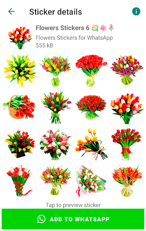 Flowers Stickers for WhatsApp Screenshot 3