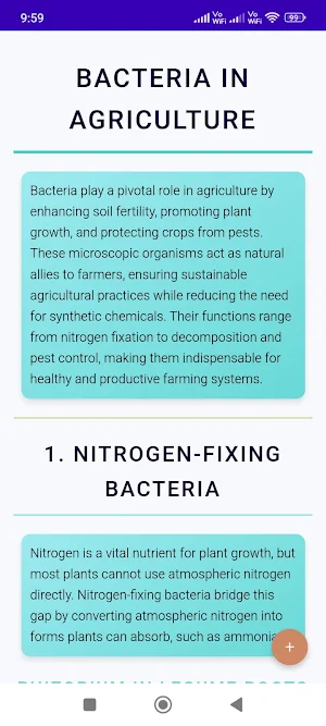 Importance of Bacteria Screenshot 2