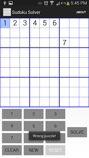 Sudoku Solver Screenshot 3