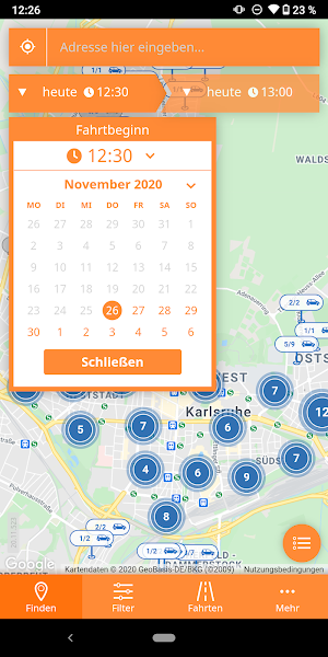 stadtmobil carsharing Screenshot 2