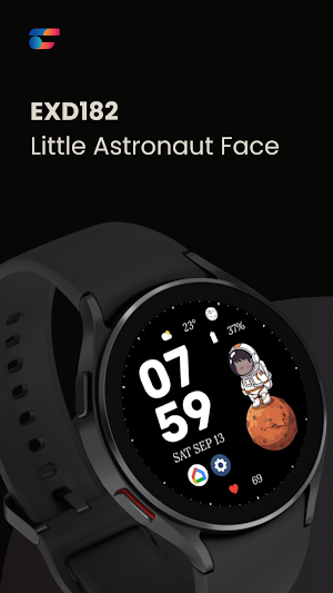EXD182: Little Astronaut Face Screenshot 0