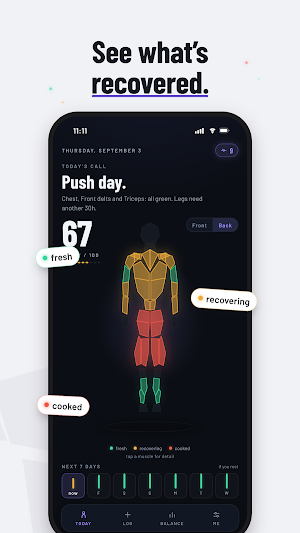 Deload: Muscle Recovery & Gym Screenshot 2