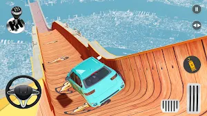 Crazy Car Stunts Mega Ramp Sim Screenshot 1
