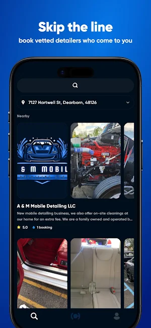 CurbCar: Mobile Detailing Screenshot 1