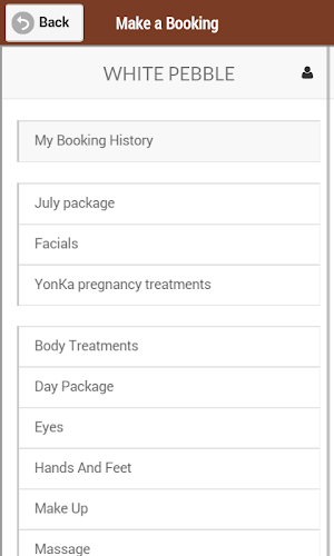 White Pebble Spa Screenshot 1