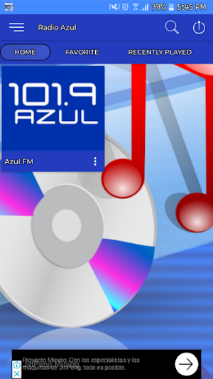 Azul Fm 101.9 Uruguay Azul Fm Screenshot 1