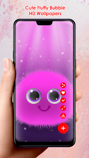 Cute Fluffy Bubble Wallpapers Screenshot 2