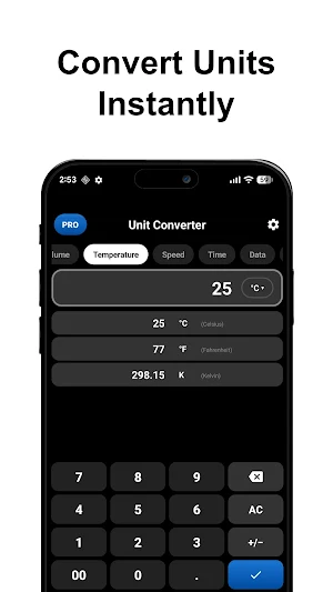 Unit Converter Screenshot 2