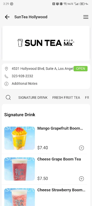 Sun Tea Screenshot 1