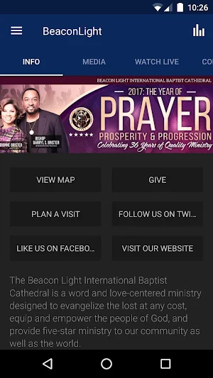 Beacon Light App Screenshot 0