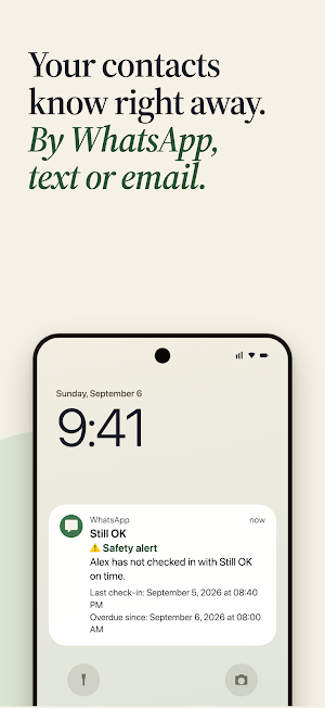 Still OK: Daily Check-In Screenshot 1