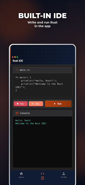Learning Rust Screenshot 1
