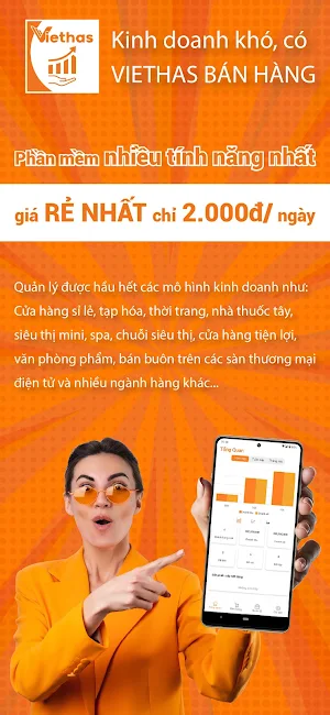 Quản lý bán hàng Viethas Screenshot 0