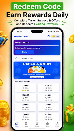 Redeem Code App - Earn Reward Screenshot 1