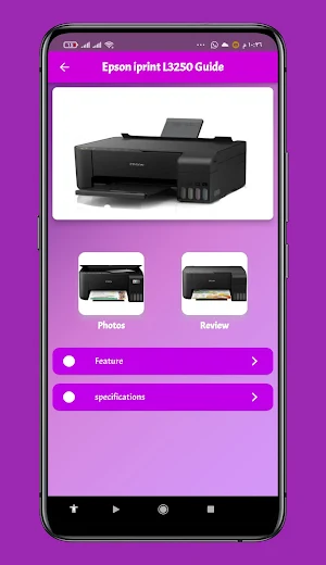 Epson iprint L3250 Guide Screenshot 1