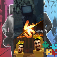 Skibidi Toilet VS TVMan Puzzle