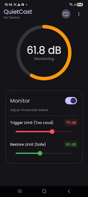 QuietCast Pro: Smart Volume Screenshot 0