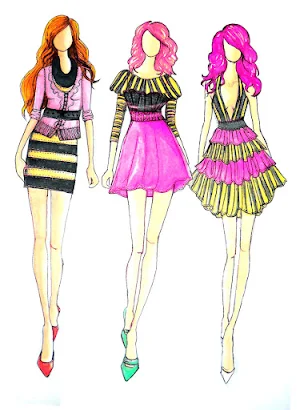Fashion sketch design clothes Screenshot 0