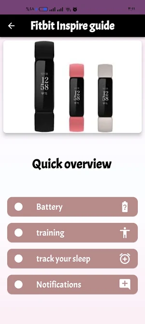 Fitbit Inspire guide Screenshot 1