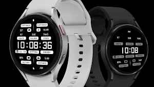 Black White Message Wear OS Screenshot 2