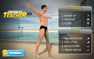 3D Pro Swimming Teacher : Learn how to swim Screenshot 0