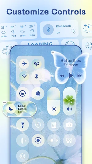 Controla:Control Center Widget Screenshot 1