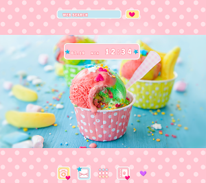Colorful Ice Cream Theme Screenshot 0