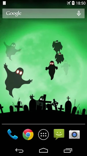Halloween Ghost Live Wallpaper Screenshot 2