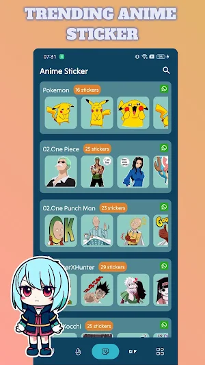 Anime Sticker & Sound Board Screenshot 1