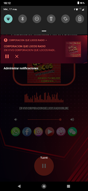 CORPORACION QUE LOCOS RADIO Screenshot 1