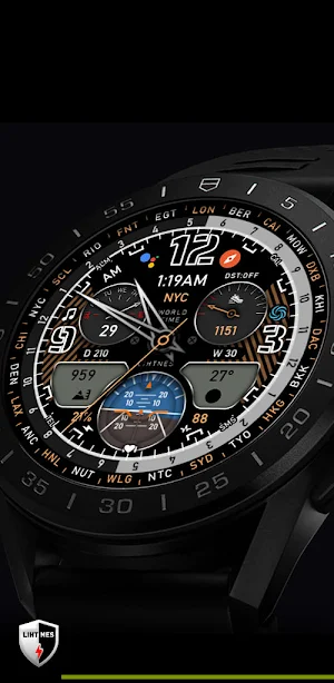 World Time Watch Face 049 Screenshot 1