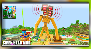 Siren Head Mod for Minecraft PE : MNPE Screenshot 0