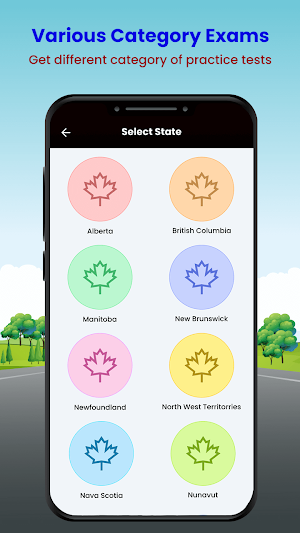 Canada Driving Practice Test Screenshot 2