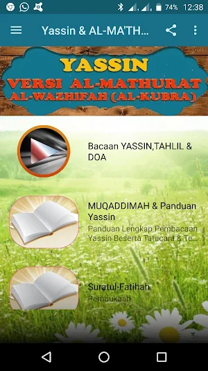 YASSIN,TAHLIL & AL-MATHURAT (Al-Wazhifah Al-Kubra) Screenshot 0