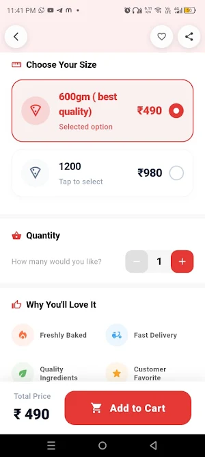 Naurio Food Delivery Screenshot 2