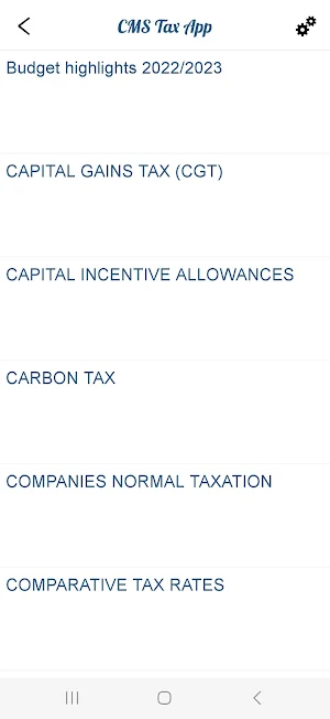 CMS Tax App Screenshot 3