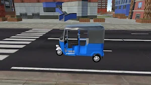 Indian auto rikshaw driving3d Screenshot 1