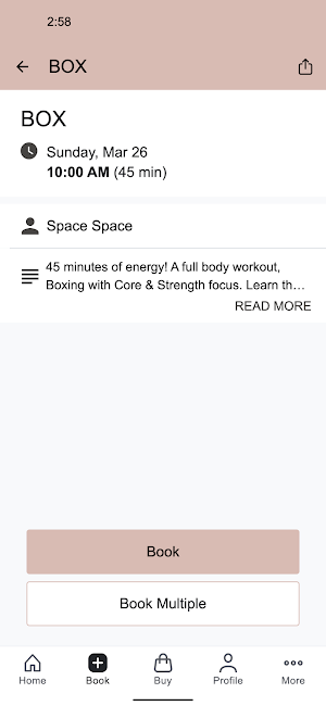 SPACE – Movement & Wellness Screenshot 2