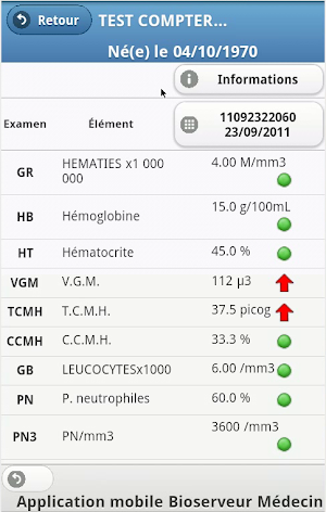 Bioserveur Médecin Screenshot 3