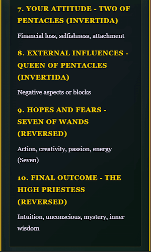 Tarot Rider Waite Reading Screenshot 2