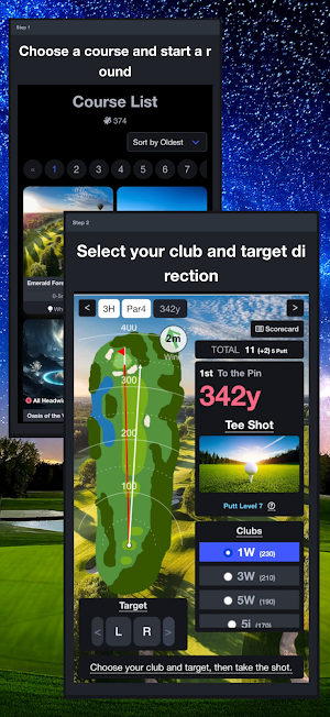 AstroGolfers Screenshot 1